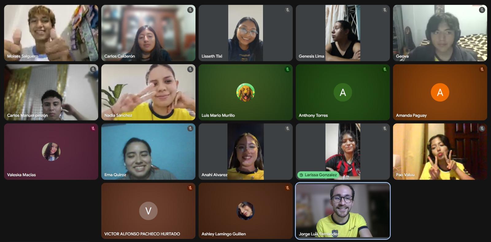 Espacio de formación para la incidencia juvenil